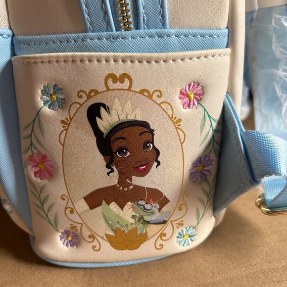 disney princess frame mini backpack Collage Triple Pocket Above is The Little Mermaid Disney Loungefly Princess Frame Mini